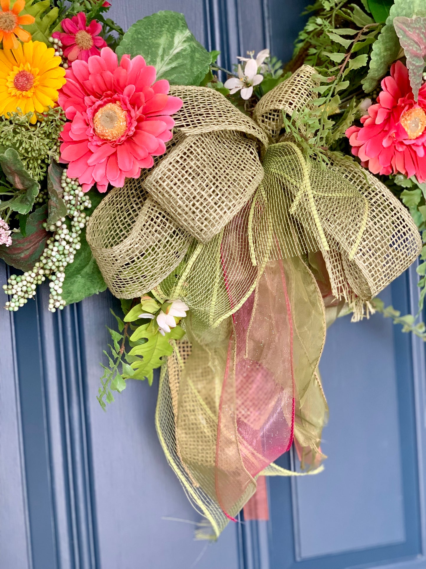 Stylish Spring Wreath | Best Spring Wreath | Kim's Touch